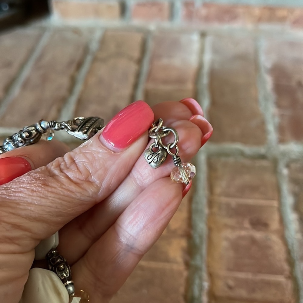 Brighton Utopia White Double Strand Bracelet - Picture 4 of 5
